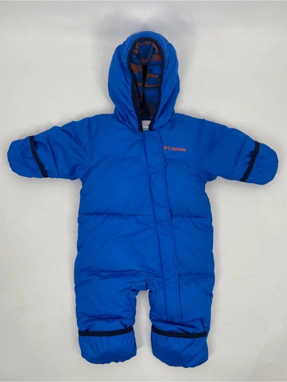 Columbia Royal Blue Hooded Insulated Kids One-Piece Snowsuit